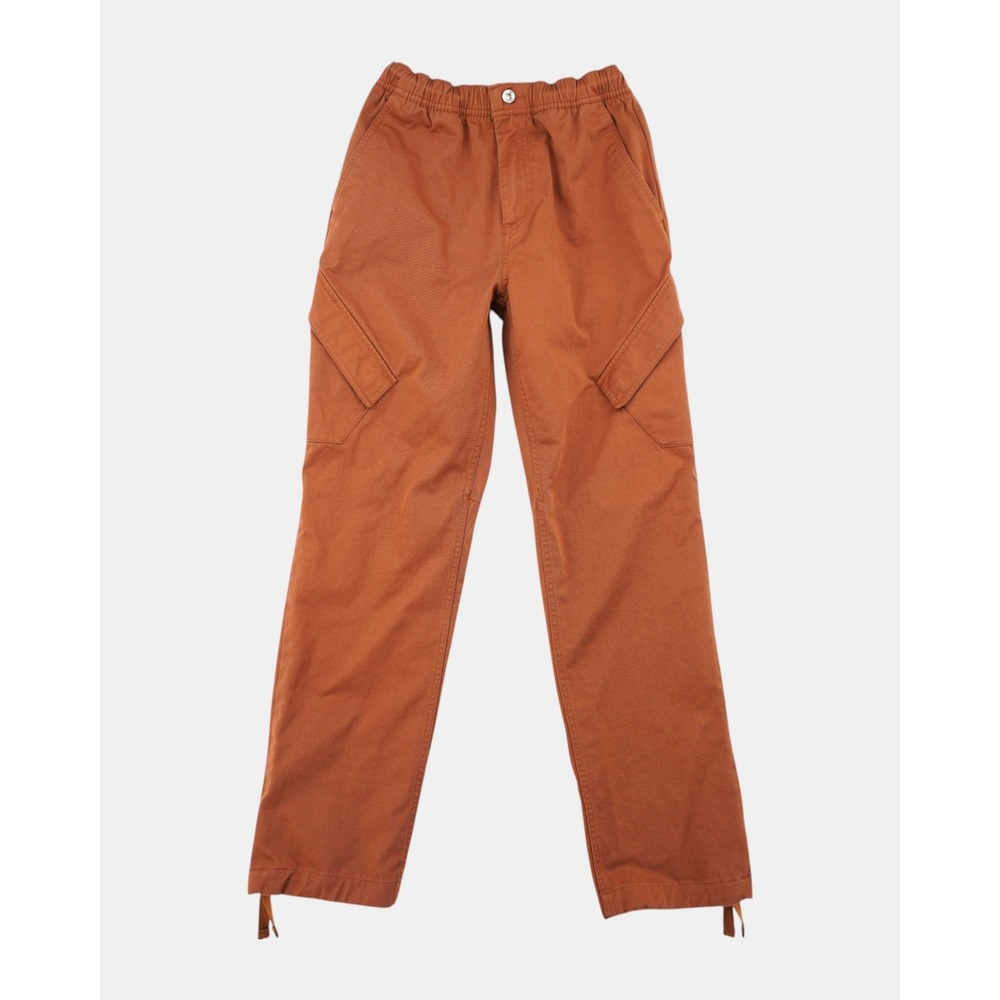 Air Jordan Essentials Cargo Pants Small Brown‎ Elastic Waist Utility Streetwear